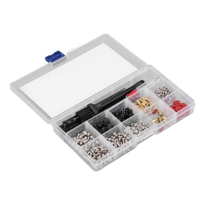Kit De Vis PC 352 Pièces - Pour Disque Dur, Carte Mère, Ventilateur Avec Tournevis