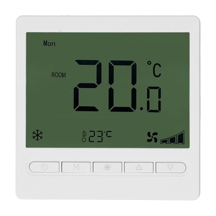 Thermostat intelligent pour ventiloconvecteur FDIT Contrôle du micro