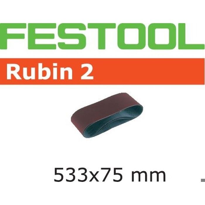 Bandes De Ponçage SBS 75 X 533 Mm - Grain 180 (lot De 10) Pour Ponceuse à Bande, Bois Et Métal