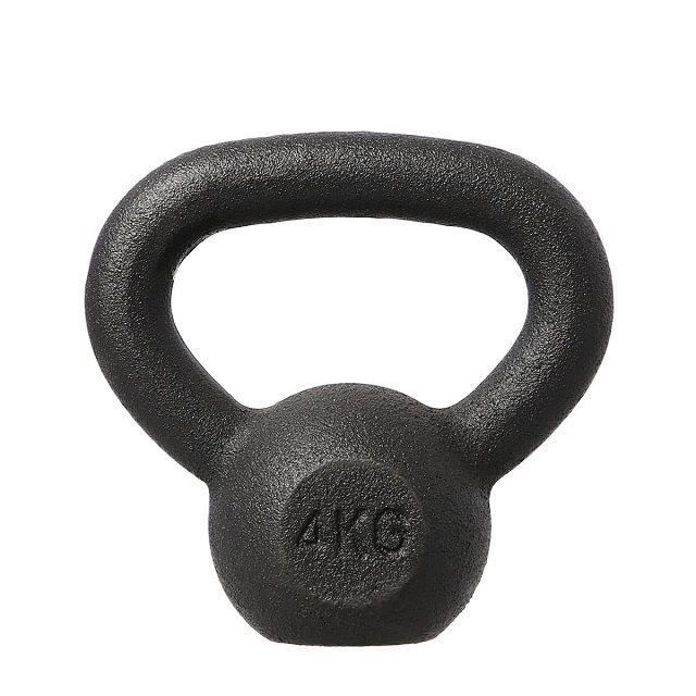 Kettlebell - Abisal - HMS 5907695517774 - Fonte - 4 kg - Noir