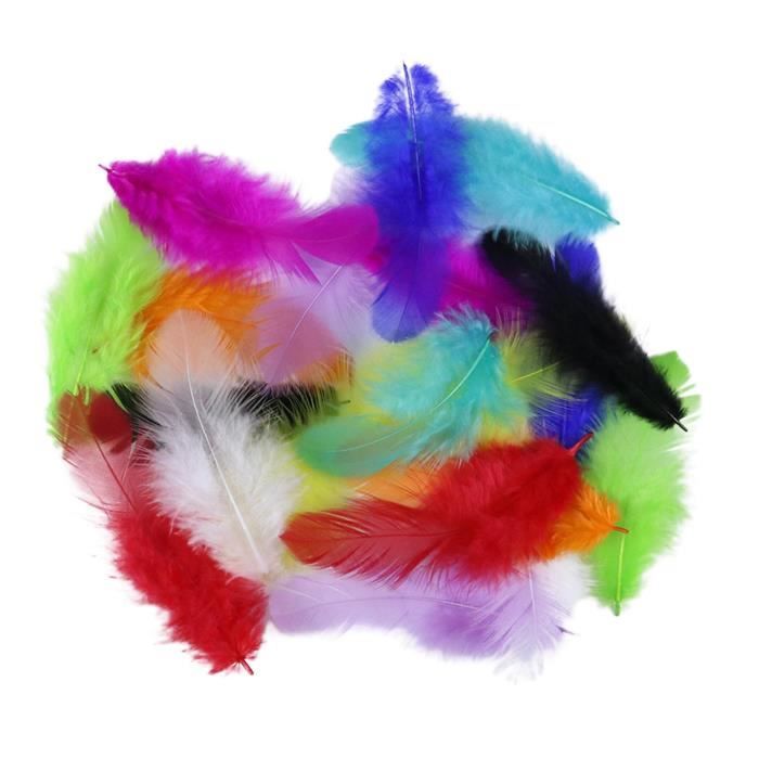 Lot de 100 plumes de coq teintes de poulet pour bricolage, fête de mariage, vêtements, couture, décoration, loisirs créatifs, gingembre, 8,6 cm