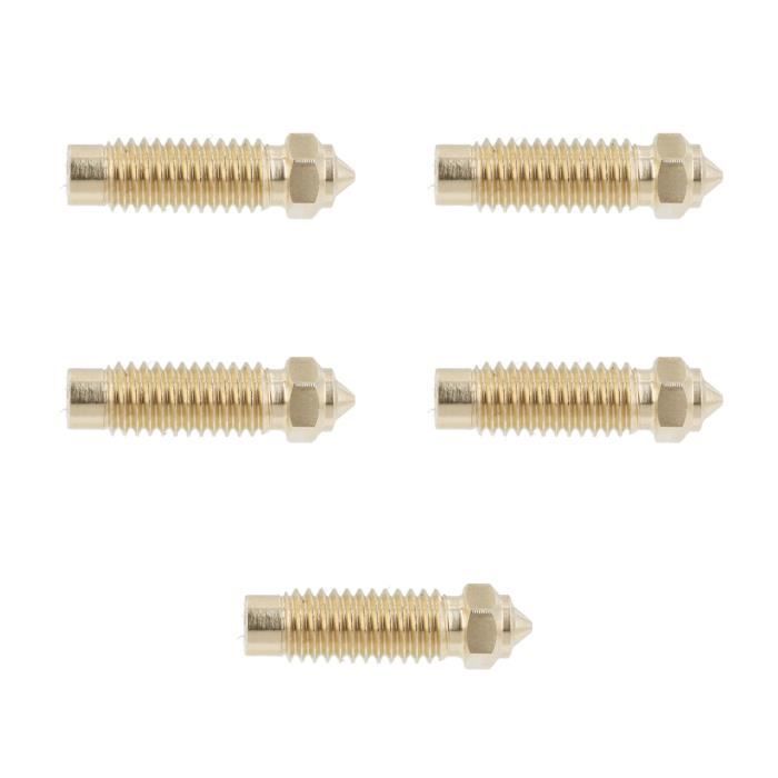 Lotto 10 Ugelli In Ottone 0.4mm Per Stampante 3D Voxelab Aquila E Simili - Filetto M6 - Foto 3