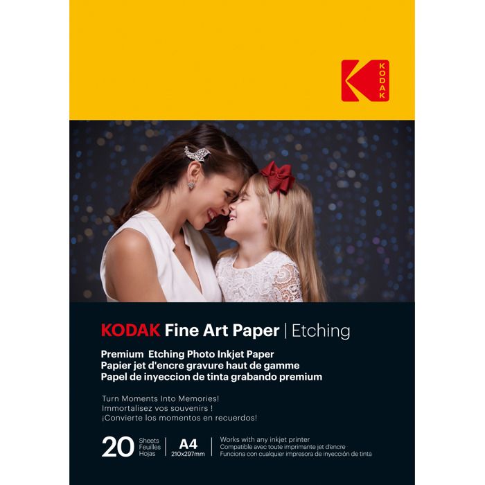 KODAK Fine Art Paper / Etching Pack 50 papier photo haut de gamme