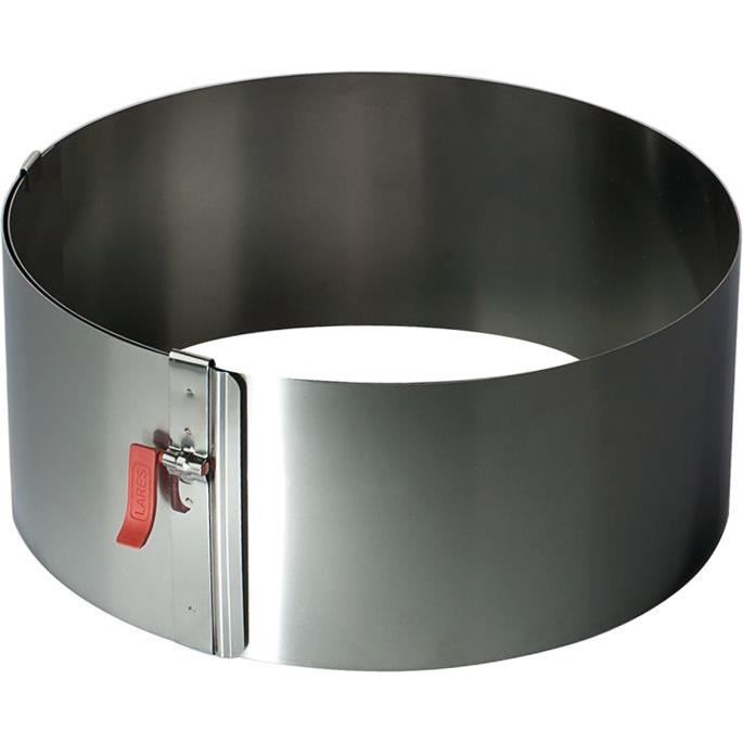 LARES Cercle à pâtisserie extensible 18 30 cm / Hauteur 10 cm - vue 2