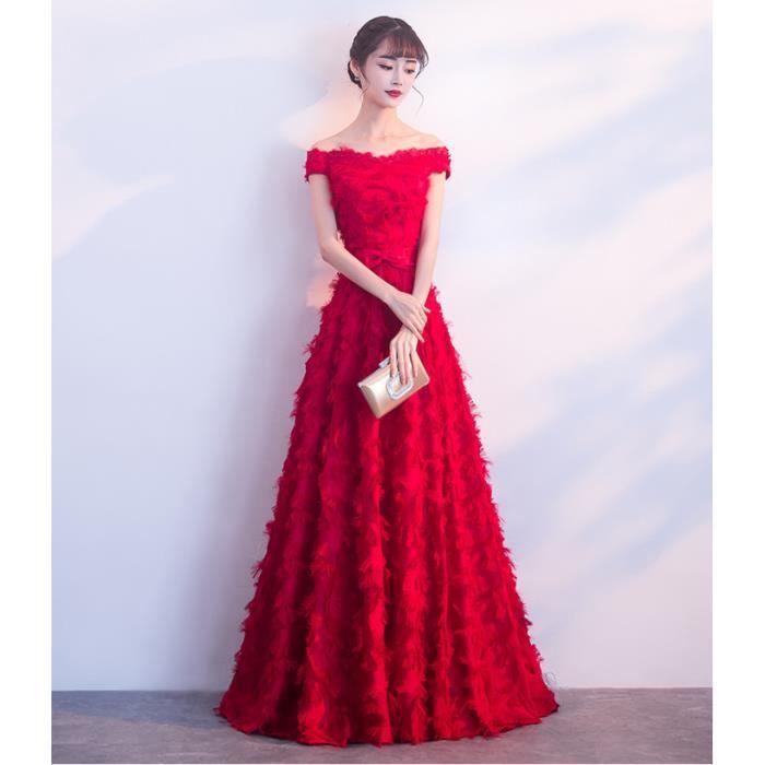 Robe De Soiree Sans Manche Epaule Plate Femmes Pour Ceremonie