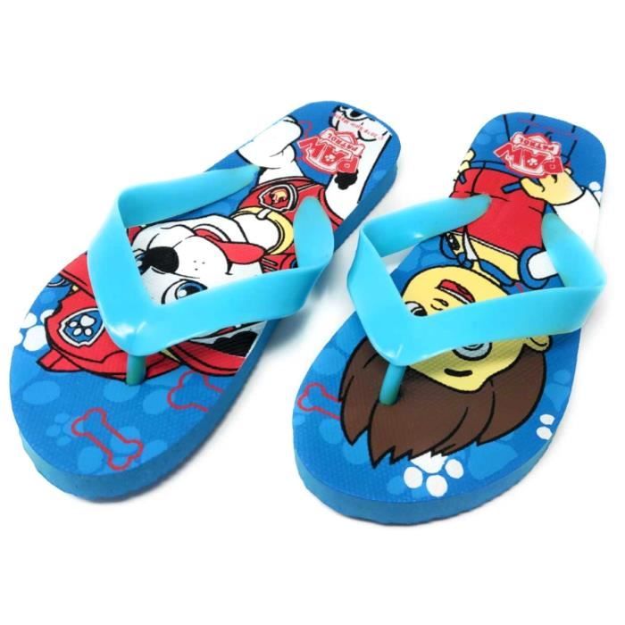 Confortable Antidérapant Tongs Pat' Patrouille Pour Enfant Skye