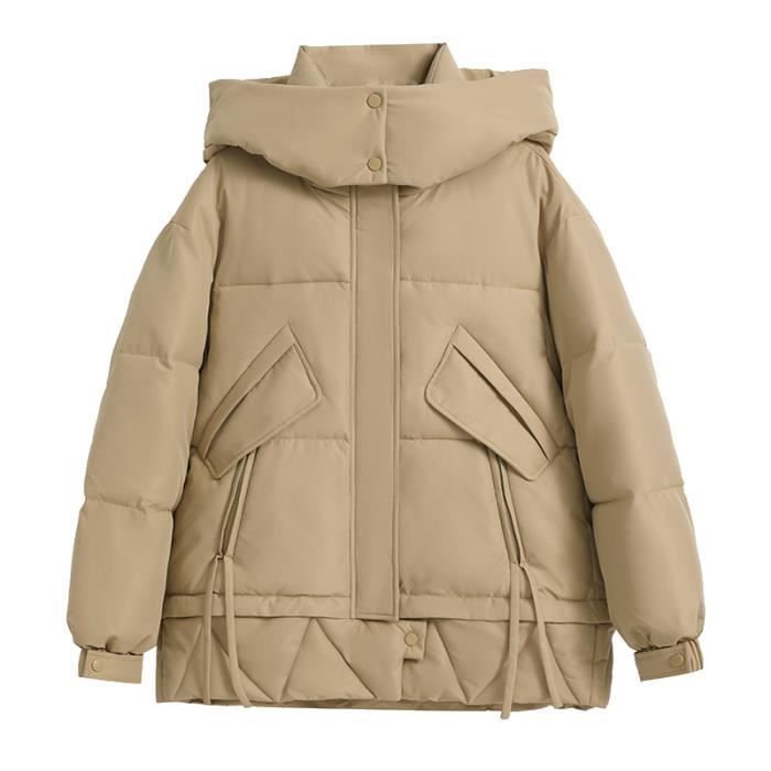 Doudoune ample femme doudoune chaude épaissie d'hiver Kaki