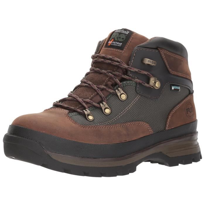 chaussure de sécurité timberland pro euro hiker marron
