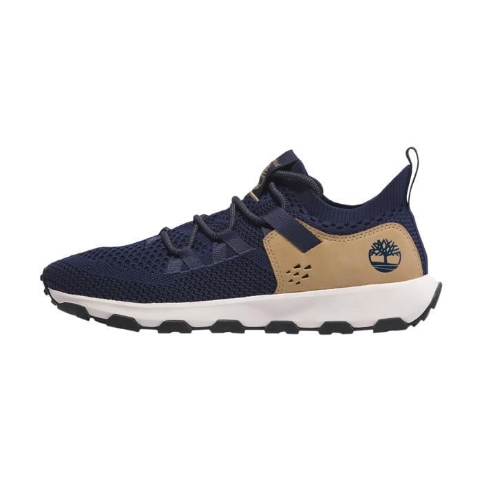 Timberland Baskets basses - TIMBERLAND - Homme - Cuir - Lacets - Bleu