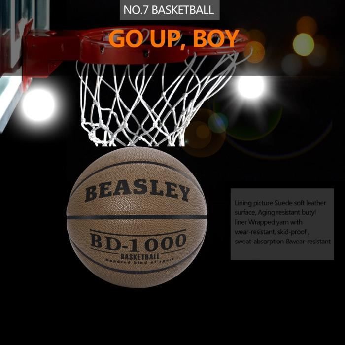 Basketball de Rue Intérieur//Extérieur Senston Ballon de Basket Taille 5 avec Pompe
