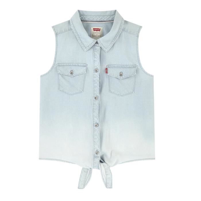 Chemise online jeans fille