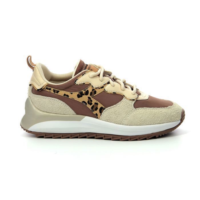 DIADORA Baskets basses Jolly Animalier marron