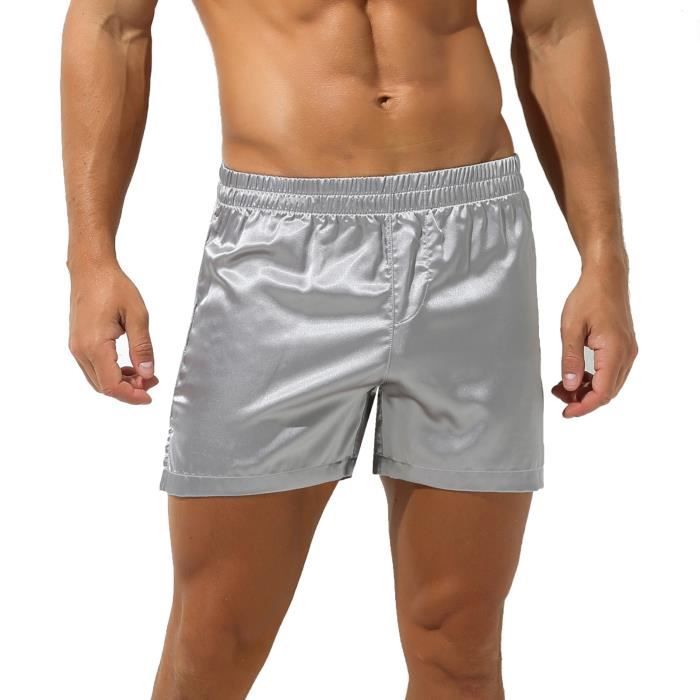 Boxer Caleçon Homme GREENICE – Coton – Lot 2/4/5/6 – Tailles M à 3XL – Noir/Gris/Navy/Bleu