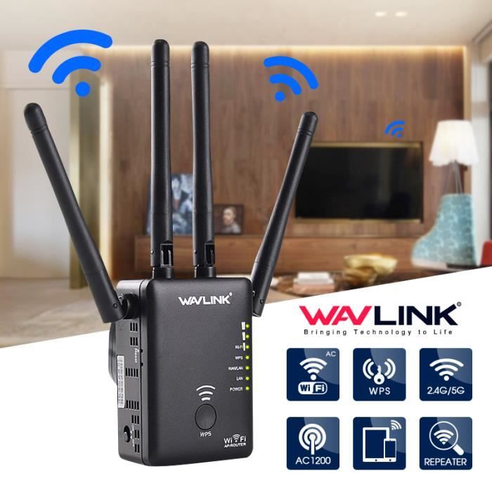 RE450, Répéteur WiFi / Point d'accès WiFi 5 bi-bande (AC1750 Mbps)