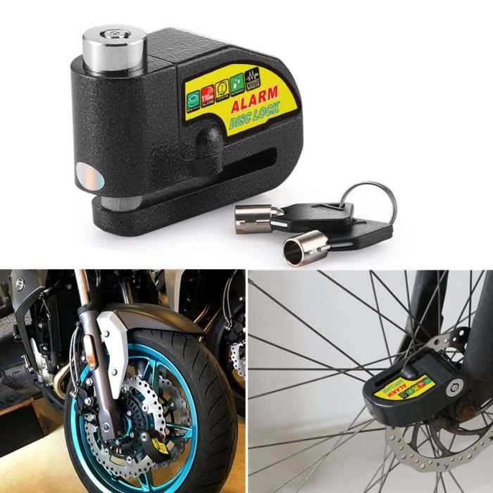 Câble Rappel Antivol Disque Moto - Ressort Spiralé, Couleurs Vives, Longueur 120/150 Cm, Pratique