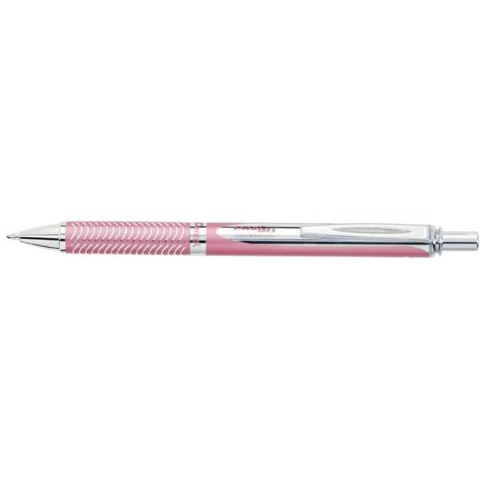 Lot De 3 Stylos Roller Uni-ball Vision Elite UB200 - Encre Liquide 0.8mm Pointe Moyenne Rose
