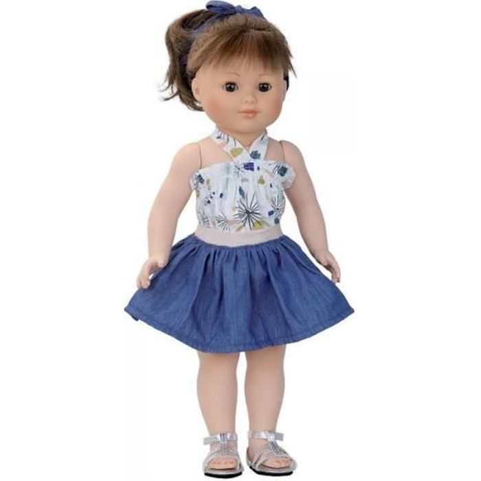 Poupée Marie-françoise 40 cm - Petitcollin - Bleu - Édition numérotée