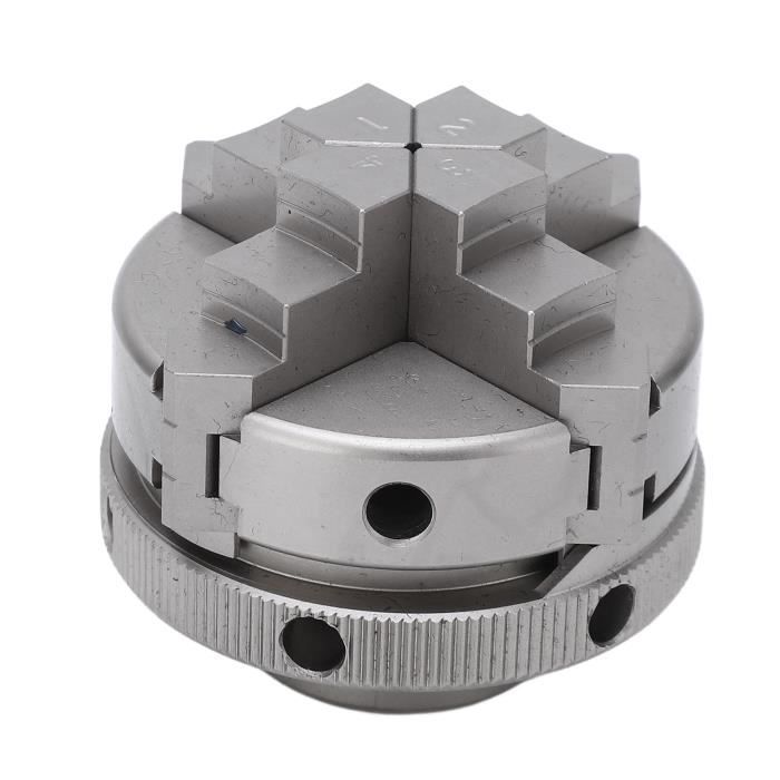 Mandrin De Tour Autocentrant 4 Mâchoires – 1 5/8″ Avec Filetage 1″ X 8TPI, Pour Bois