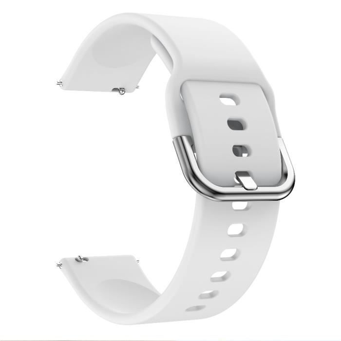 Bracelet Montre Silicone 17,5cm - Pour Montres Calvin Klein K4U236/K4U231 - Confortable, Réglable, Couleur Unie - 3mm D'épaisseur