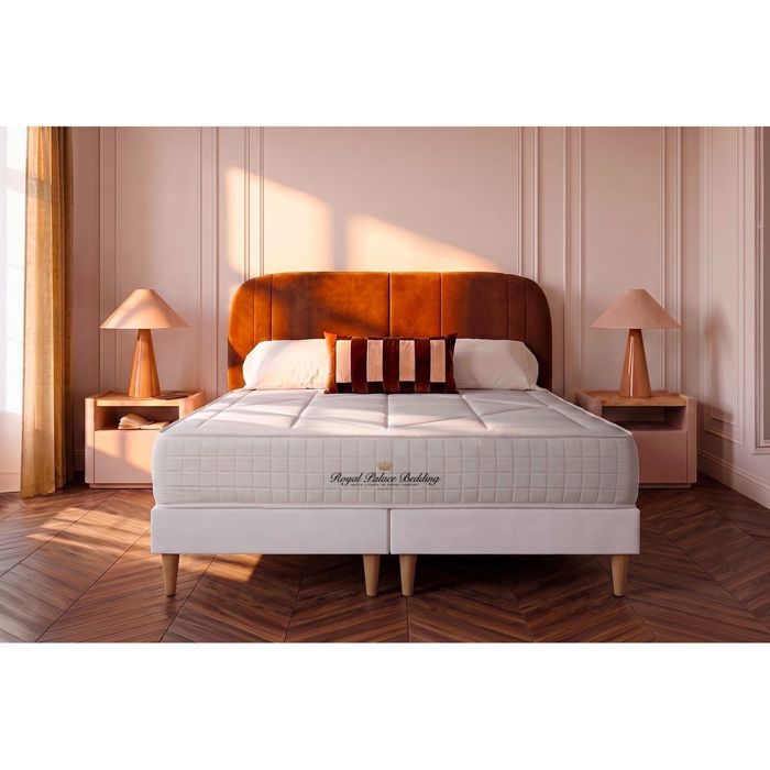 Ensemble matelas ressorts ensachés + mémoire de forme maxi épaisseur Windsor 180x200 double sommier Ensemble matelas ressorts ensachés + mémoire de forme maxi épaisseur Windsor 180x200 double sommier