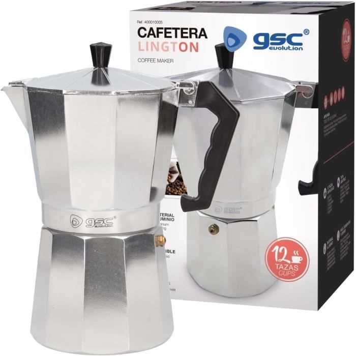 Caffettiera A Induzione Lington GSC 400010005 | 12 Tazze | Moka Per Piano A Induzione