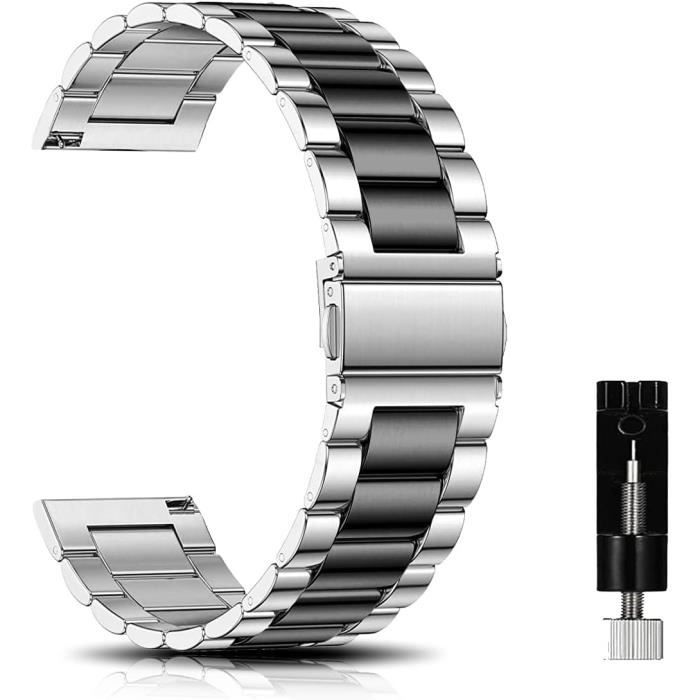 Bracelet Montre 18 Mm Acier YELEMEABHB Bracelet De Montre En Acier