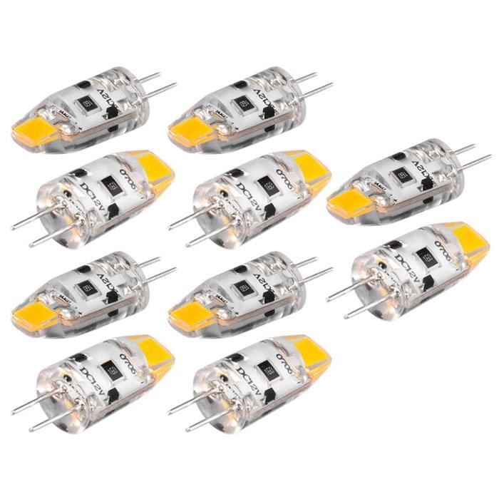 Ampoule LED G4 12V DC Dimmable COB LED Ampoule G4 1.5W Angle de