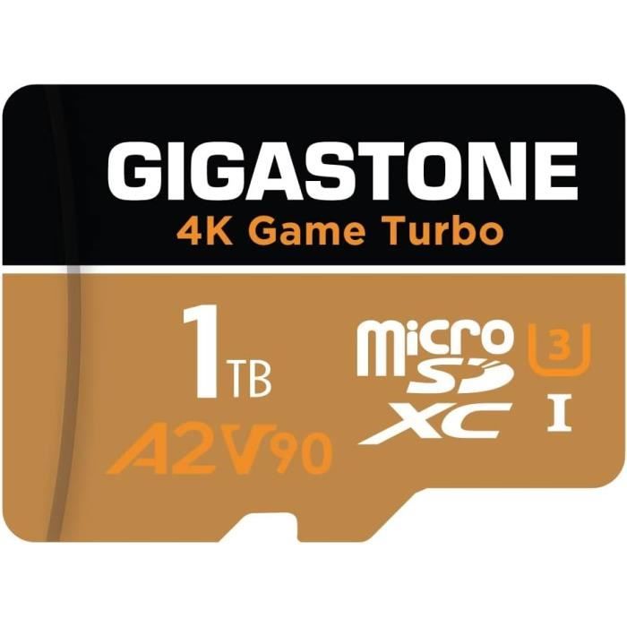 Gigastone Carte Micro SD Turbo de 1 to - Compatible Nintendo