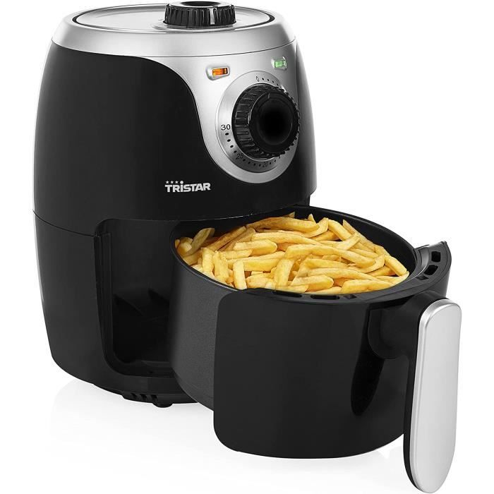 Friteuse à Air Chaud Tristar FR-6980, 2L, 1000W, Noir, Capacité 500g De Frites, Neuve