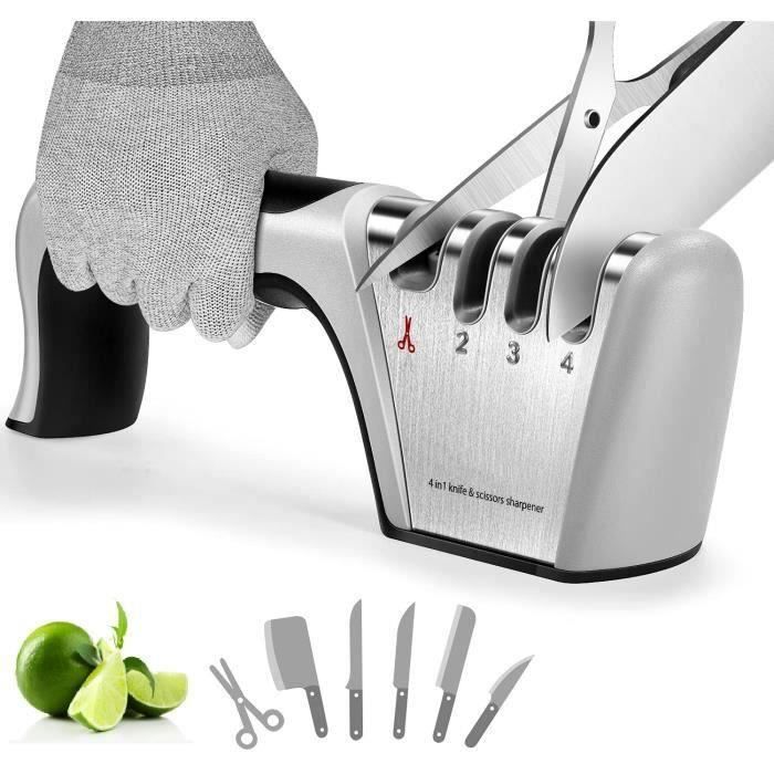 Aiguiseur De Couteaux électrique 4 En 1 - Pour Couteaux, Ciseaux, Tournevis - 220V, 50W - 5
