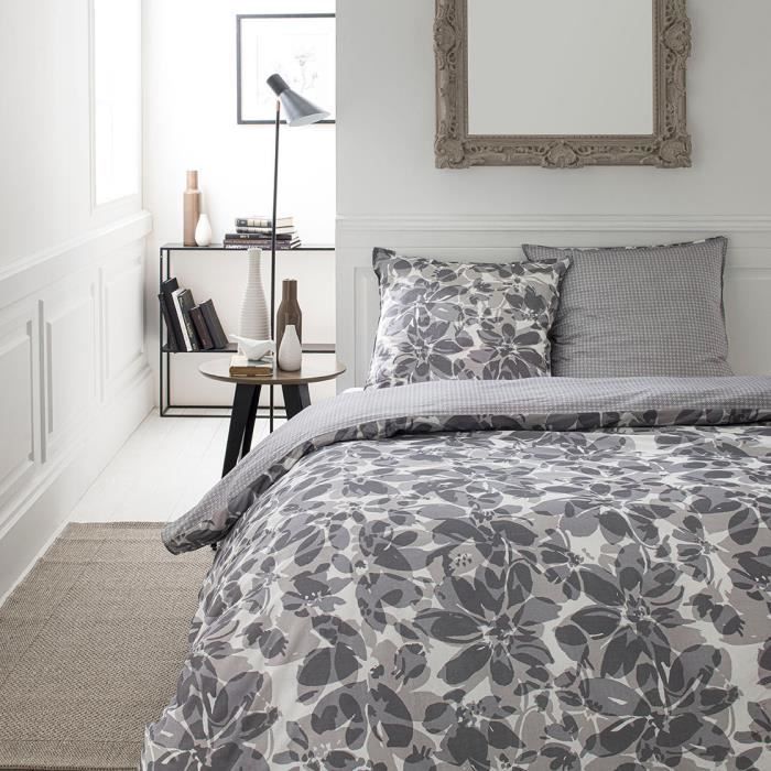 Parure De Couette 100% Coton 57 Fils 240x260 Bohème - Housse + Taie
