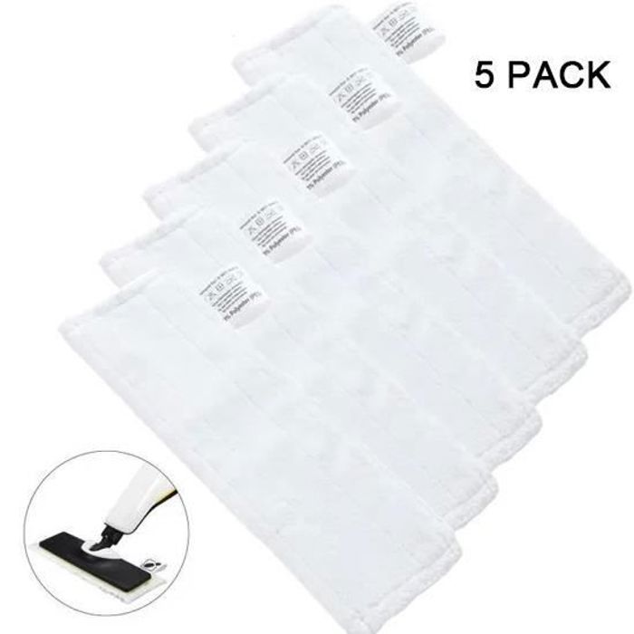 Lot De 7 Chiffons Microfibre Compatibles Karcher Easyfix SC1 à SC5 - Pour Nettoyeurs Vapeur - Lavables Et Réutilisables