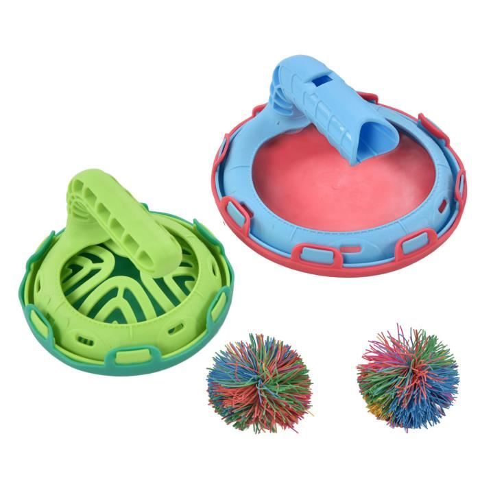 VBESTLIFE Catch Ball Game Toys Catch Ball Game Outdoor Elastic Early  Education Ball Toy Paddle Balls Jouets Cadeaux pour la famille