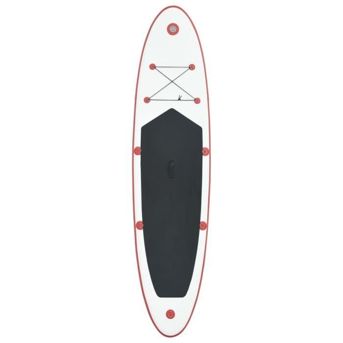 RUIDA Stand Up Paddle Planche à rame gonflable Rouge et blanc tout neuf