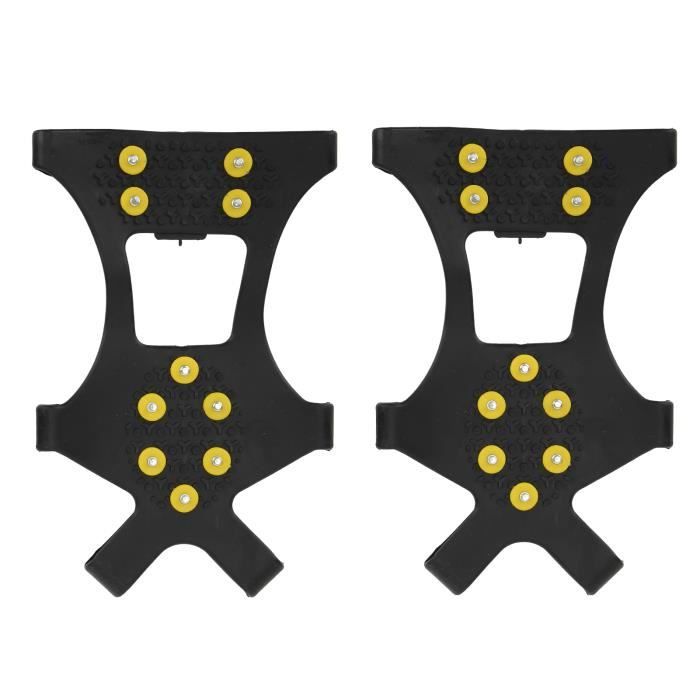 Lot de 2 paires de crampons antidérapants pour chaussures