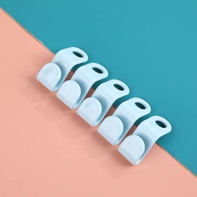 Connecteurs Pour Cintres - Clips Empilables Pour économiser L'espace Placard - Lot De 6/12/24 - En Plastique ABS Résistant