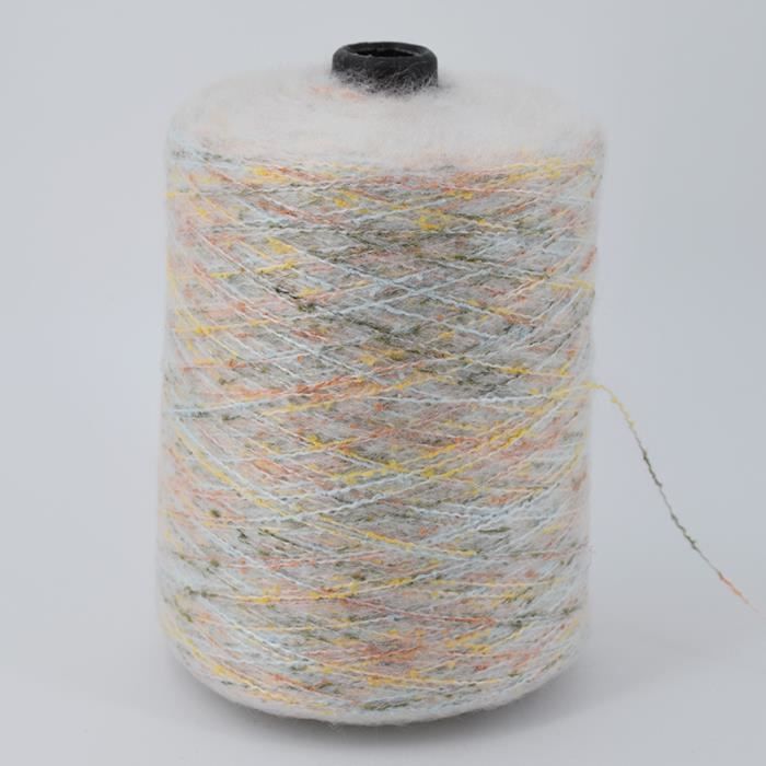 Fil Mohair Multicolore Vintage Pour Tricot Et Crochet - Peluche Effet Grosse Laine, 50-100m - Origine Allemagne