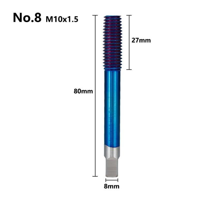 Taraud M80 X 3,0 Mm - HSS, à Goujure Droite, Pour Filetage Métrique Sur Machine - 6