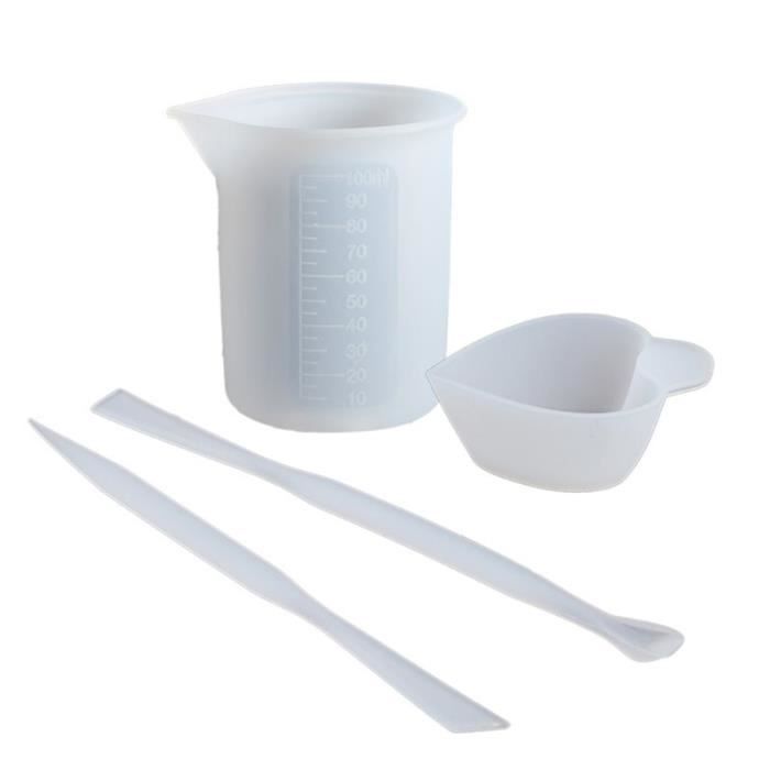 VERRE DOSEUR,2--1 ensemble Réutilisable D'art En Résine Mélange Tasses VERRE DOSEUR,2--1 ensemble Réutilisable D'art En Résine Mélange Tasses
