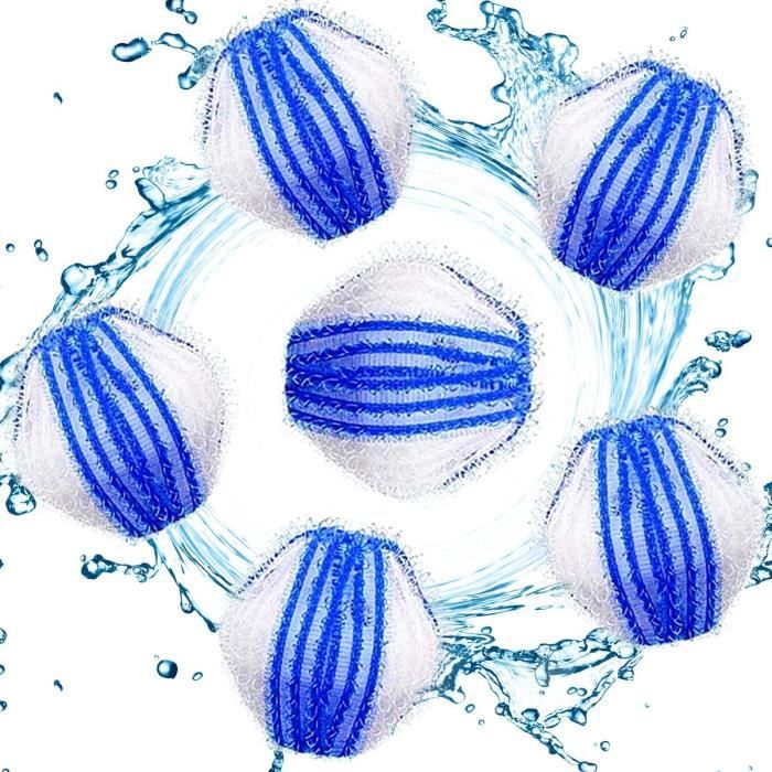 Boule Anti-poils Attrape-poils Réutilisable Pour Machine à Laver - Solution Anti-poils D'animaux Boule Anti Poils Animaux