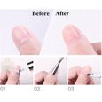 Pince Coupe Ongle - Cuticules Nail Art en acier inoxydable Nipper manucure-1