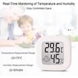 [4-Pack] Thermomètre d'ambiance intérieur | Hygromètre numérique Intelligent | Moniteur température Maison | Humidimètre capteur-1
