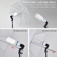 Abeststudio Studio Photo Kit d'éclairage de parapluie de support d'éclairage de toile de fond d'écran blanc et vert-1