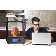 Imprimante 3D-JGAURORA KINGMAKER Imprimante DIY 220x220x250mm-LCD Écran Tactile Assemblage rapide et facile-3D Impression de précisi-1