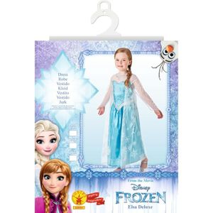 YYDSXK Déguisement Princesse Fille, Deguisement Reine des Neiges avec Couronne Collier Ensemble, Jupe Tutu Costume de Princesse Anniversaire Fête Noël Partie Halloween Carnaval Cosplay 2-7 Ans