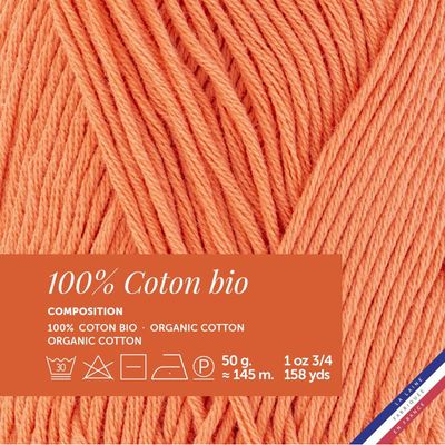 Lot De 10 Pelotes 100% Pure Laine Couleur Saumon - Fabriqué En France - Pour Tricot Et Crochet