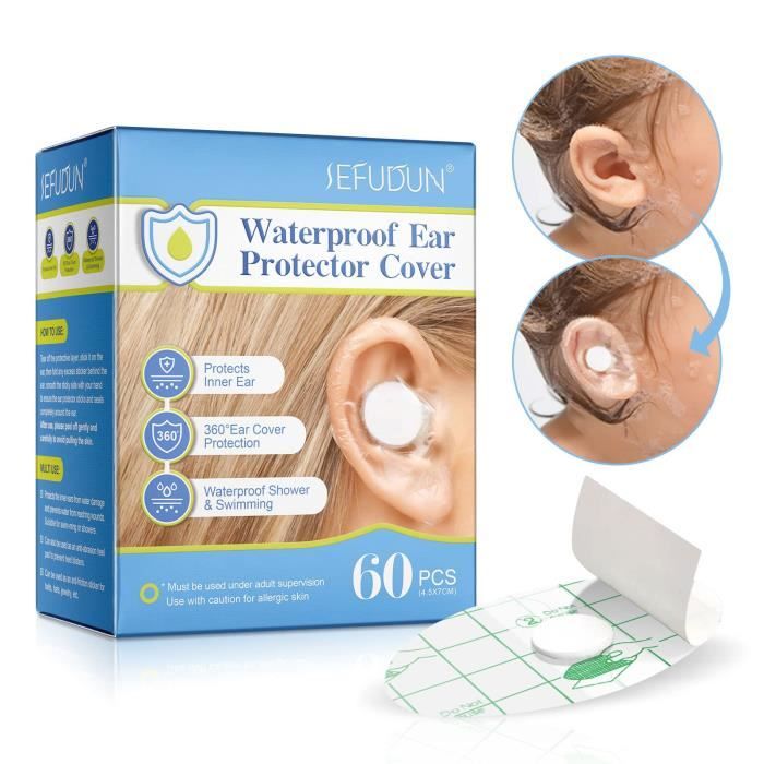 Lot De 40 Autocollants Étanches Bébé - Protège-Oreilles Douche Jetables & Protection Talons