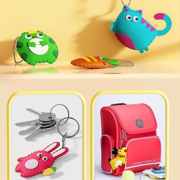 Baker Ross FE659 Kit Couture Enfant Motif Animaux De La Forêt - Lot De 3, Kit Creatif Enfant, Couture Enfant, Kit Activites Manuelles Pour Enfants