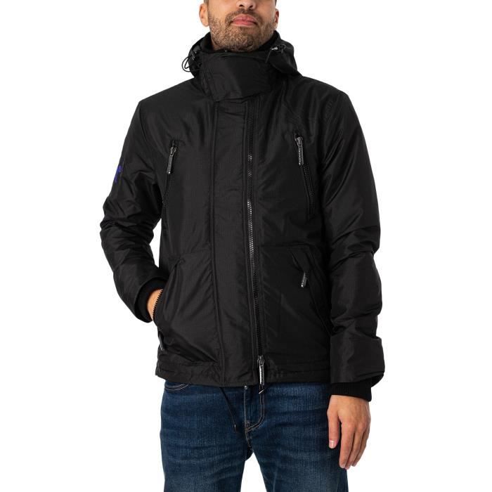 Veste Coupe-Vent Hood Mountain Superdry Homme Noir