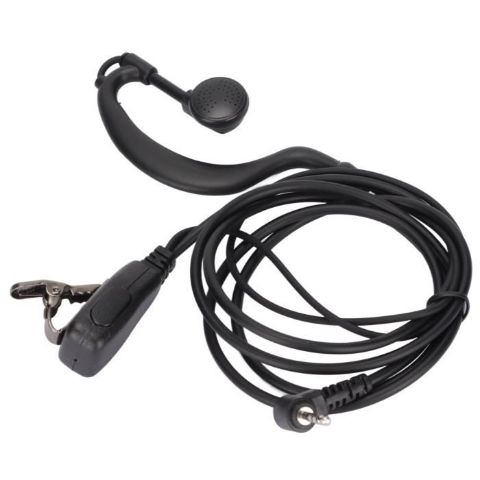 Écouteur En Forme De G EMSea Compatible Motorola Talkabout - Oreillette Avec Micro PTT Pour Talkies-Walkies